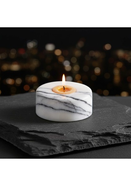 Hemera Mermer Mumluk Lila 3 x 9 cm fırsatları