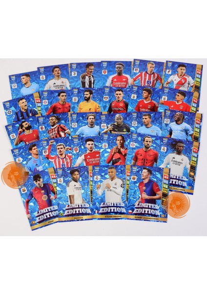 Fifa 365 Adrenalyn Xl 2025 Limited Edition Card Futbolcu Kartları (10 Kart)