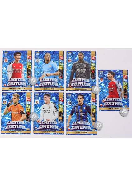 Fifa 365 Adrenalyn Xl 2025 Limited Edition Card Futbolcu Kartları (10 Kart)