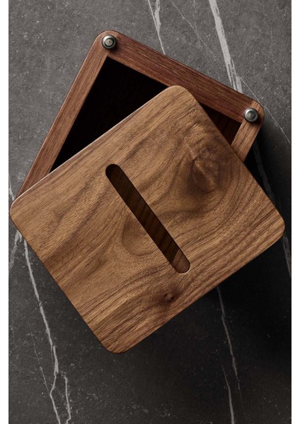 napkin Holder HP508 Brezilya Cevizi Manyetik Peçetelik modelleri