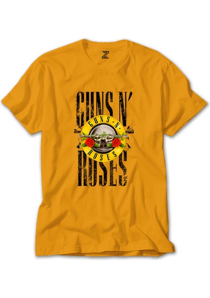 Guns N Roses Vintage Sarı Tişört Liyada
