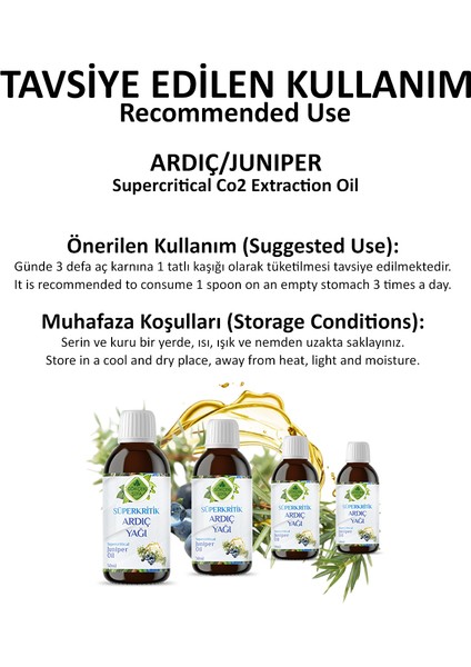 Ardıç Süperkritik Mix Yağı 50 ml (JUNİPER SUPERCRİTİCAL MİX OİL) fırsatları