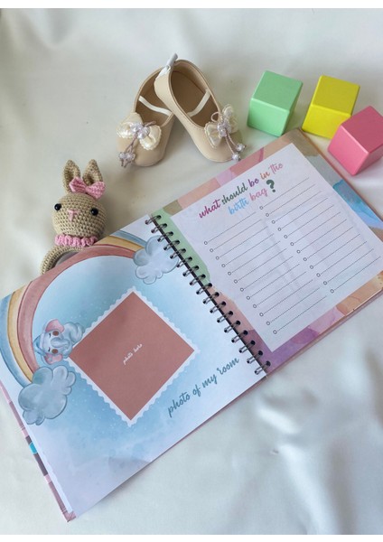 Anne ve Bebek Anı Defteri – Hamilelik Günlüğü & Bebek Ajandası (My First Memories – Pembe) fırsatları