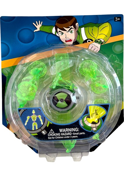 Benten Işıklı Figürlü Sesli Saat Ben 10 Karakterli Oyuncak