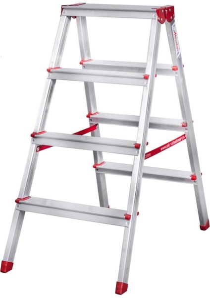 Dört Basamaklı Ev Tipi Katlanır Alüminyum Merdiven