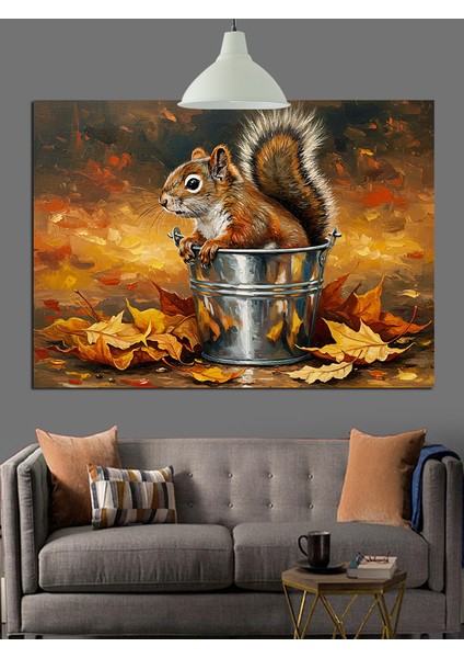 Sincap Sonbahar Orman Dekoratif Kanvas - Mdf Ahşap Tablo fiyatları