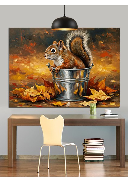 Sincap Sonbahar Orman Dekoratif Kanvas - Mdf Ahşap Tablo modelleri