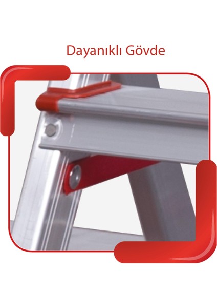 Dört Basamaklı Ev Tipi Katlanır Alüminyum Merdiven fırsatları