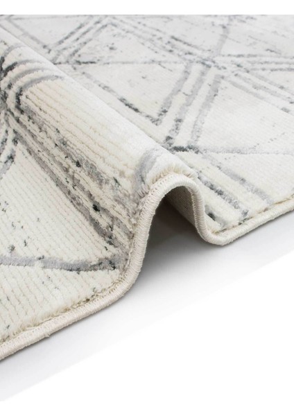 Serina Kadife Dokuma Halı | Kaymaz Tabanlı | Makinede Yıkanabilir | Modern Halı | Gri |SRN04 indirimleri