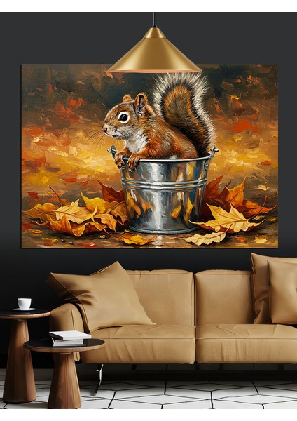 Sincap Sonbahar Orman Dekoratif Kanvas - Mdf Ahşap Tablo indirimleri