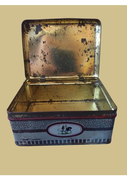 Vintage Kent Çikletleri Dekoratif Teneke Çiklet Kutusu & 13X10X6 cm modelleri