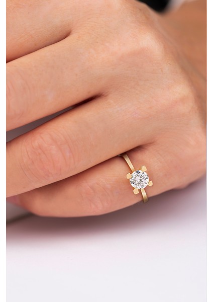 8 Ayar Altın Tektaş Yüzük indirimleri