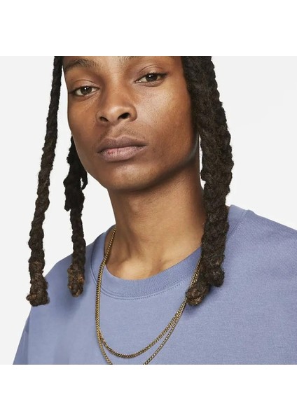 Sportswear Tech Pack Short-Sleeve Dri-Fıt Top - Diffused Blue Pamuklu Spor Tişört fırsatları