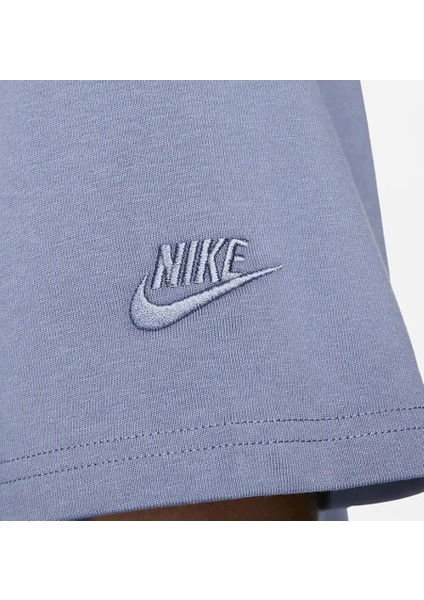 Sportswear Tech Pack Short-Sleeve Dri-Fıt Top - Diffused Blue Pamuklu Spor Tişört indirimleri