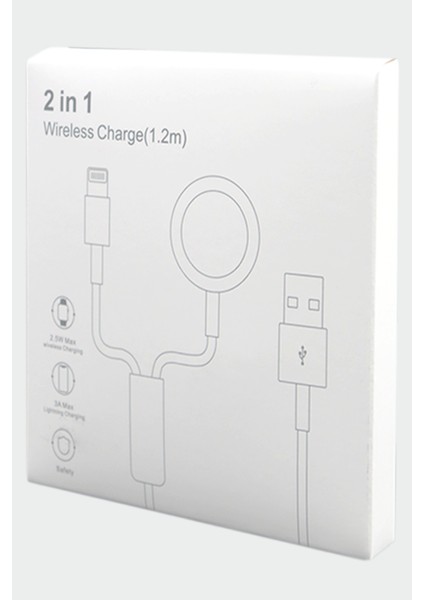 Watch ve Lightning Şarj Kablosu - Usb-A Girişlidir modelleri