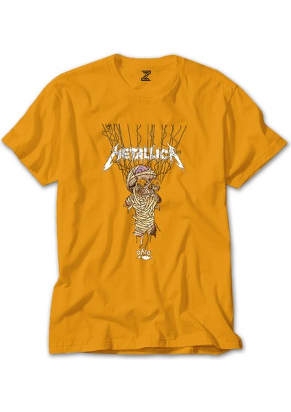 Metallica One Sarı Tişört Liyada
