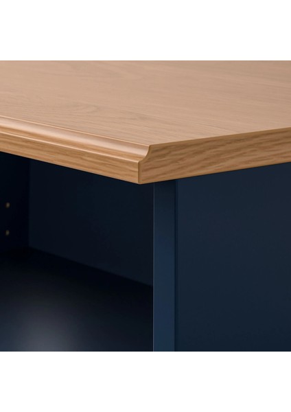 Skruvby Tv Sehpası Mavi Siyah 156 x 38 x 60 cm indirimleri