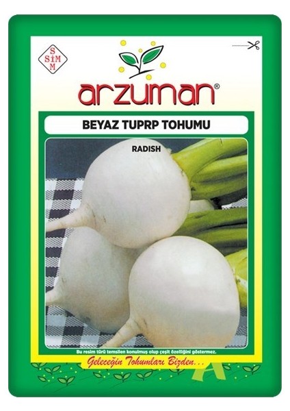 Beyaz Turp Tohumu (10 Gr) Arzuman