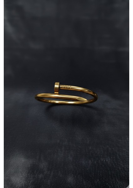 Çelik Taşsız Çivili Kelepçe Bileklikcrtıer-Cvl-Blk-Gld modelleri