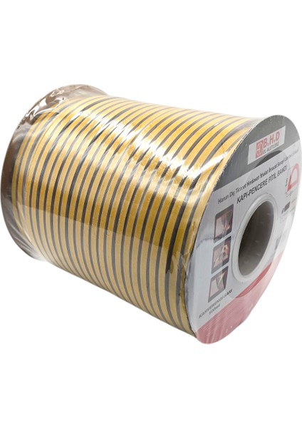 B.h.d BHD00480 100MT Kapı ve Pencere Fitil Bandı Kahverengi Kauçuk