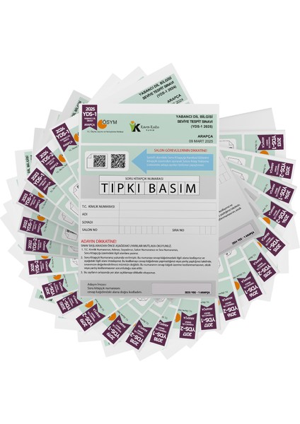 Karakutu Yayınları 2025 Yds Arapca Ösym Tıpkı Basım Çıkmış Soru Deneme Paketi 23LÜ Fasikül Seti modelleri