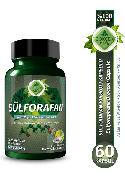 Sülforafan Brokoli Kapsül (SULFORAPHANE BROCCOLİ CAPSULE)