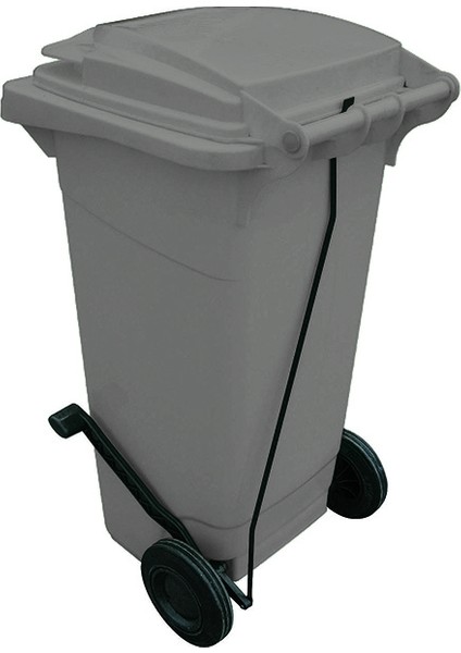 Konteyner 80 Lt Pedallı Siyah