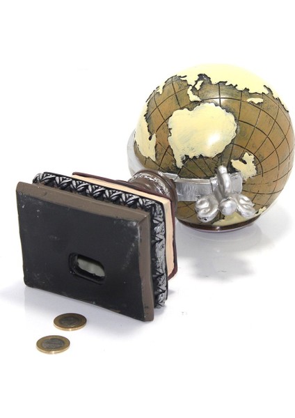 Dekoratif Polyester Dünya Masa Saati / Kumbara Ev Ofis Hediyesi modelleri