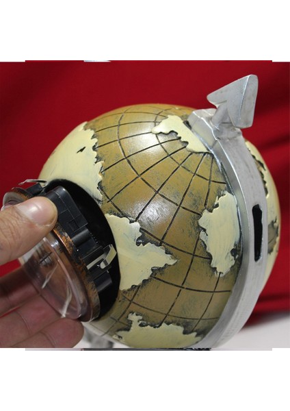 Dekoratif Polyester Dünya Masa Saati / Kumbara Ev Ofis Hediyesi fırsatları