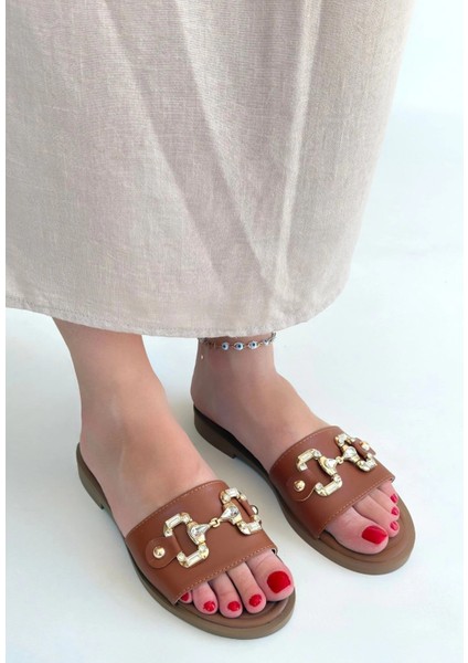 Toha Taba Cilt Tokalı Terlik