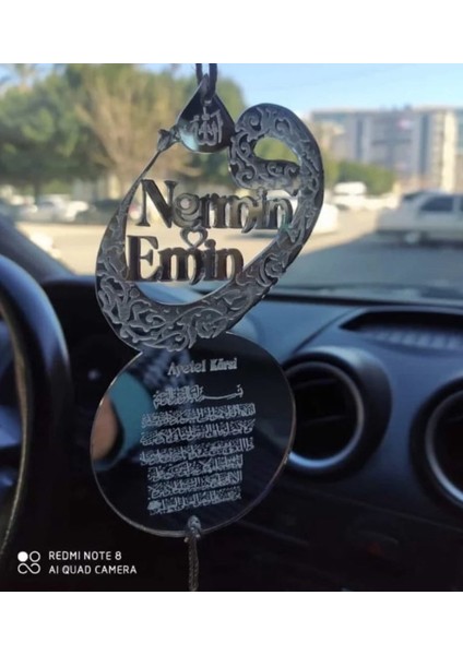 Kişiye Özel Vav Harfi Kalpli. Sevdiklerinize Özel.