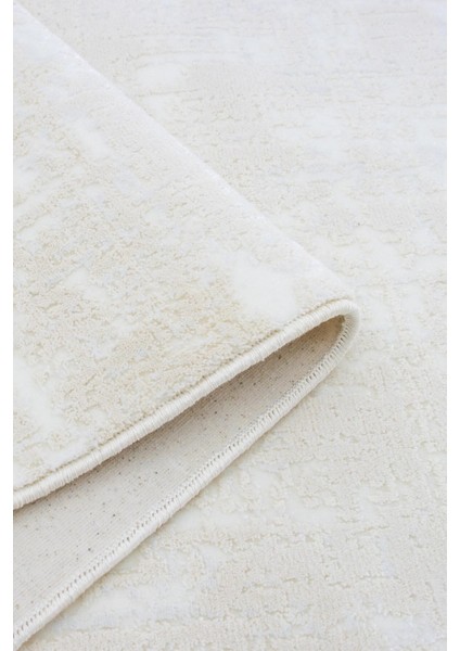 Aden Serina Kadife Dokuma Halı | Kaymaz Tabanlı | Makinede Yıkanabilir | Modern Halı | Krem |SRN03 modelleri