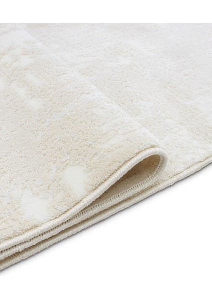 Aden Serina Kadife Dokuma Halı | Kaymaz Tabanlı | Makinede Yıkanabilir | Modern Halı | Krem |SRN03 fırsatları