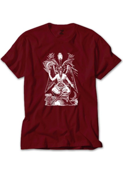 Baphomet Cliphas Levi Del Kırmızı Tişört Liyada