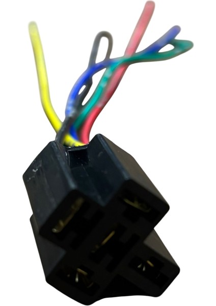 Mini Röle Soketi 4-5 Fişli Uyumlu 20 cm Kablolu 1 Adet Fiyatı (BX14 035)