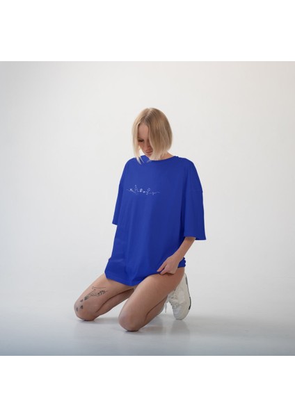 Dolce Peccato Oversize Tişört - Mavi fiyatları
