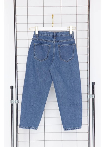 Mavi Renk Erkek Çocuk Regular Pamuklu Denim Pantolon Jean modelleri