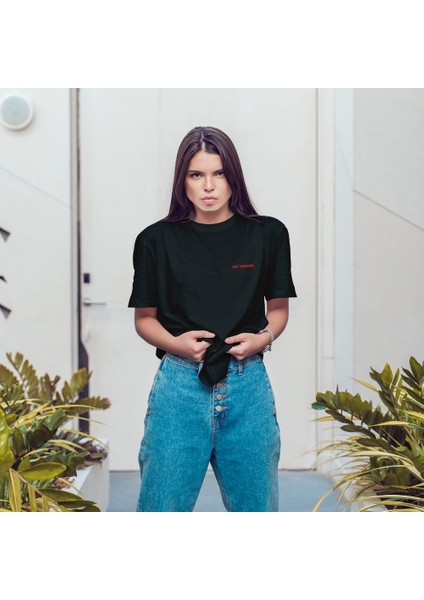 James Bond's Martini Oversize Tişört - Siyah fırsatları