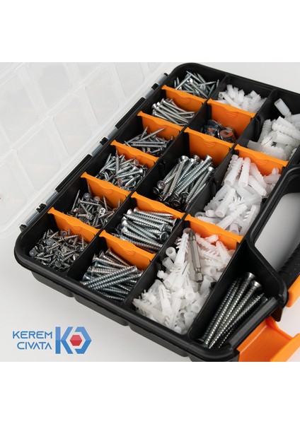 1032 Parça 17 Çeşit Vida ve Dübel Seti fiyatları