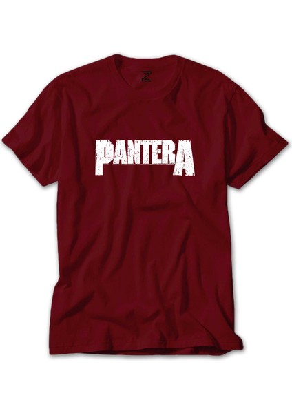 Pantera Logo Kırmızı Tişört Liyada