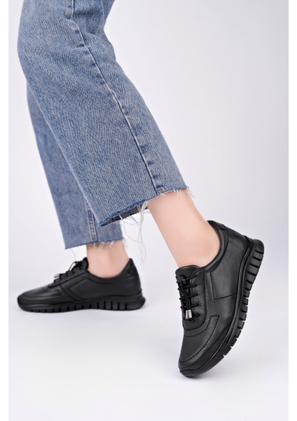 Hakiki Deri Kadın Deri Sneaker Ayakkabı TRC179-0208 fiyatları