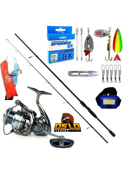 Next 4000 270CM 20-40GR Remixon Double Black Turna Spin Olta Takımı Seti