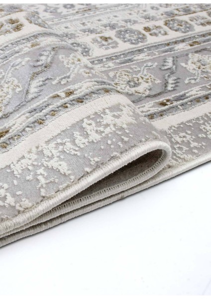 Serina Kadife Dokuma Halı | Kaymaz Tabanlı | Makinede Yıkanabilir | Modern Halı | Gold |SRN01 fırsatları