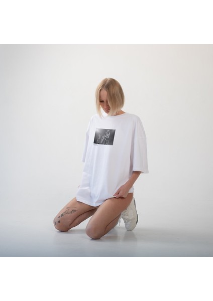 Guns N’ Roses Ritz New York 1988 Oversize Tişört - Beyaz fiyatları