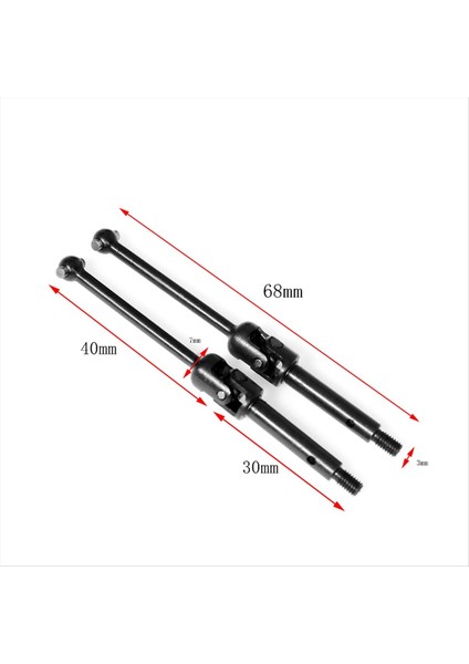 RC Araba Yükseltme Ön Arka Evrensel Eklemler Kiti Losi için 1/18 Mini LMT 4X4 Fırça Canavar Kamyon RC Araba Yükseltme Parçaları (Yurt Dışından)