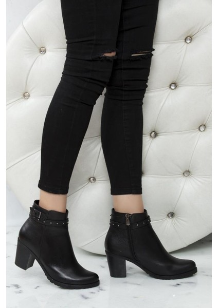 Deri Kadın Deri Bot TRC30-3762 Siyah 36 fırsatları
