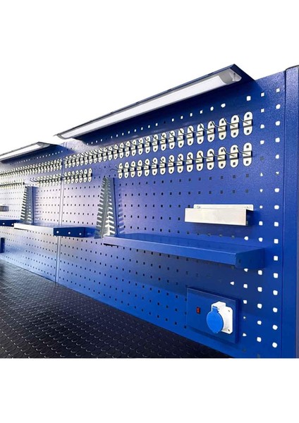 TTR4430 3 Metre Takım Tezgahı 10 Çekmeceli 2 Dolaplı Ara Bölmeli