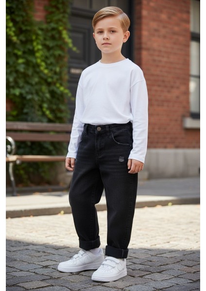 Erkek Çocuk Regular Pamuklu Denim Pantolon Jean fırsatları