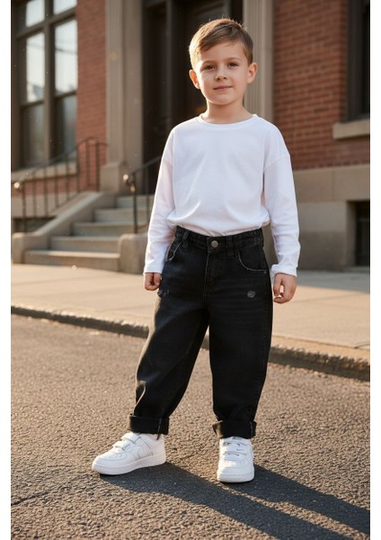 Erkek Çocuk Regular Pamuklu Denim Pantolon Jean