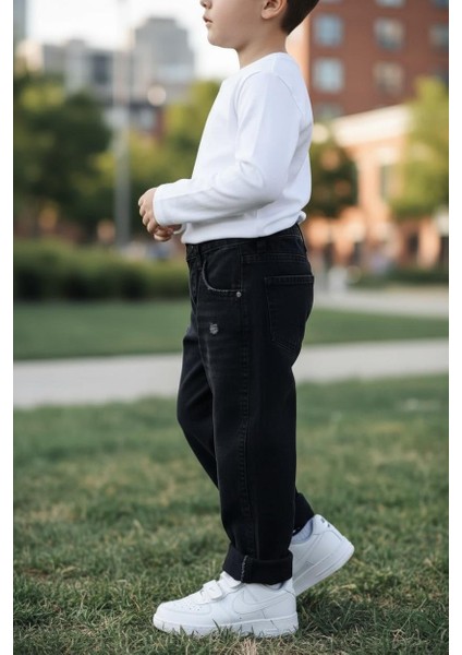 Erkek Çocuk Regular Pamuklu Denim Pantolon Jean fiyatları